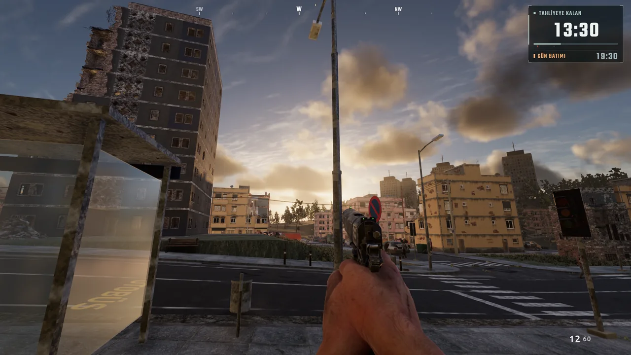Evening in the valley town